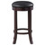 Aboushi Swivel Bar Stool (Set of 2) 29" Black