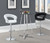 Barraza Adjustable Height Bar Stool Black