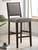 Bedford Upholstered Bar Stool (Set of 2) Gray