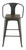 Geneva Bar Stool (Set of 2) 41.5" Black