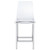 Juelia Counter Height Stool (Set of 2) 38" White