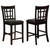 Lavon Counter Height Chair (Set of 2) Black And Brown