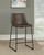 Michelle Two-tone Counter Height Stool (Set of 2) Brown