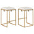 Nadia Counter Height Stool (Set of 2) Beige