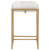 Nadia Counter Height Stool (Set of 2) Beige