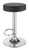 Ramses Adjustable Bar Stool -29.5" Black