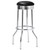 Theodore Swivel Bar Stool (Set of 2) Black