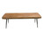 Misty Cushion Side Bench Brown