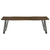 Topeka Dining Bench Dark Brown