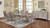 Danette 5 Piece Dining Room Set Pearl Silver