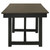 Dining Table 5 Piece Set Black / Pearl Silver