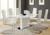 Nameth Dining Table 5 Piece Set White