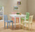 Rory 5 Piece Dining Room Set White