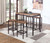 Santana 5 Piece Bar Set Brown