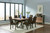 Spring Creek 7 Piece Dining Table Set Dark Gray