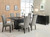Stanton 5 Piece Set (DiningTable And 4 Side Chairs) Black