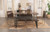 Topeka Dining Table 5 Piece Set Brown