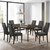 Wes Dining Table 5 Piece Set Gray