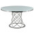 Irene 5 Piece Dining Room Set Pearl Silver