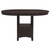 Lavon 5 Piece Set (Table And 4 Stools) Black And Brown