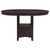 Lavon 5 Piece Set (Table And 4 Stools) Black And Brown