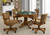 Mitchell 5 Piece Set (Game Table and 4 Game Chairs) Amber