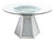 Quinn 5 Piece Dining Room Set Pearl Silver