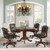 Turk 5 Piece Dining Room Set Brown