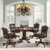 Turk 5 Piece Dining Room Set Brown