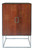 Bar Cabinet Walnut / Black