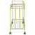 Cara Serving Cart Yellow