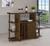 Diggs Bar Unit With Wine Bottle Storage Brown