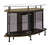 Gideon Glass Top Bar Unit With Drawer Brown
