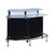 Keystone Glass Top Bar Unit Black