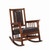 Ida Upholstered Rocking Chair Brown