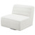 Cobie Swivel Armless Chair White