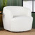 Hudson Swivel Barrel Design Chair White