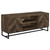 Myles Pattern TV Console Brown