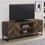 Myles Pattern TV Console Brown