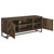 Myles Pattern TV Console Brown