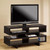 Parker TV Console With 5 Open Compartments Brown