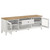 TV Console White Wood