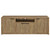 Wood TV Console Dark Brown