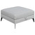 Clint Storage Ottoman Pearl Silver