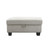 Whitson Upholstered Storage Ottoman Pearl Silver