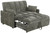 Cotswol Tufted Cushion Sleeper Sofa Bed Brown