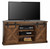 Farmhouse 66" Corner TV Console Aged Whiskey