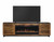 GracelAnd 86" Fireplace Console Black / Bourbon