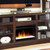 Novella 65" Fireplace Console Dark Chocolate