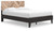 Piperton Brown / Black 4 Pc. Queen Platform Bed, 2 Nightstands